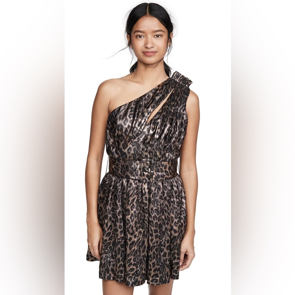 Retrofete Leopard Print Kayla Dress